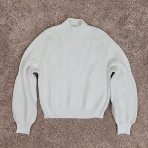 Zara Ribbed Crop Sweater